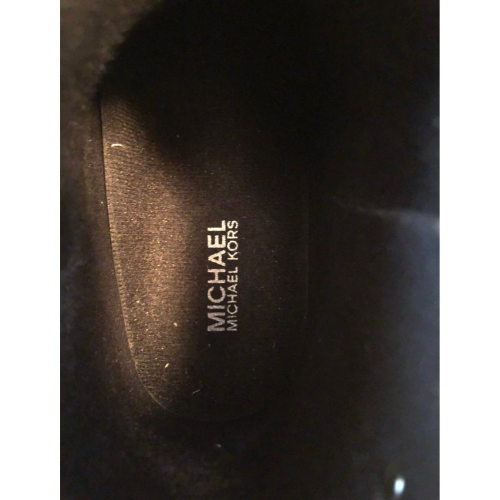 Michael Kors Women's Black Rain Booties Flat Rubber Ankle Boots US Size 8 - Picture 8 of 8
